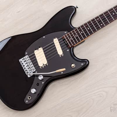 1991 Levinson Blade MG-2 Offset Electric Guitar Trans Black w/ Active EQ/Boost, Japan image 1