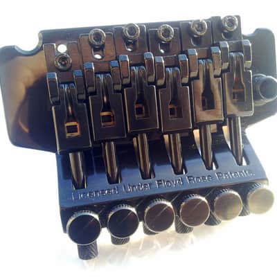 Floyd Rose Lic Tremolo Bridge Double Locking 42mm Black image 1
