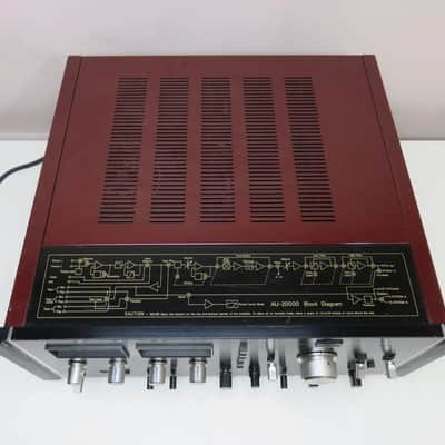 SANSUI AU-20000 INTEGRATED AMPLIFIER ( AMP ) FULLY SERVICED RECAPPED image 8