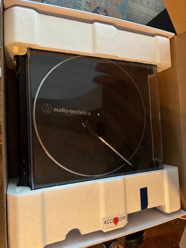 Audio-Technica AT-LP60X-BK Automatic Belt Drive Turntable 2019 - Present - Black image 1