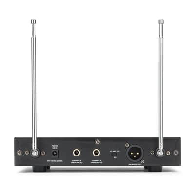 Samson Stage 200 Dual Channel Vocal Wireless System (2) Q6 Dynamic Mics (VH200-Q6 x 2/SR200) - Group D image 4