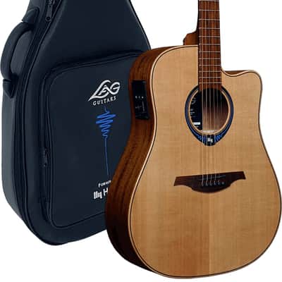 Lag HyVibe 10 THV10DCE-LB Smart Acoustic Guitar with Embedded Multi-Effects Processor | Includes Soft Case image 5