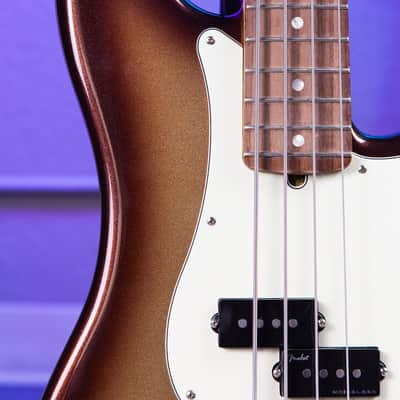 Fender American Ultra Precision Bass with Rosewood Fretboard 2023 - Mocha Burst image 3