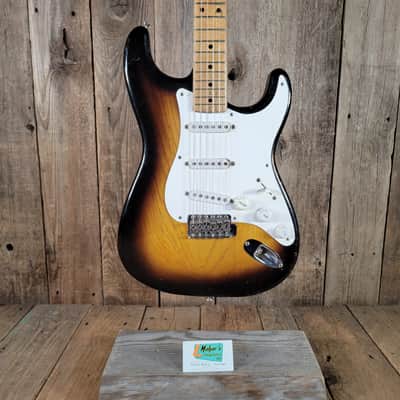 Fender 1955 Stratocaster Sunburst One-Piece Ash Body Excellent image 1