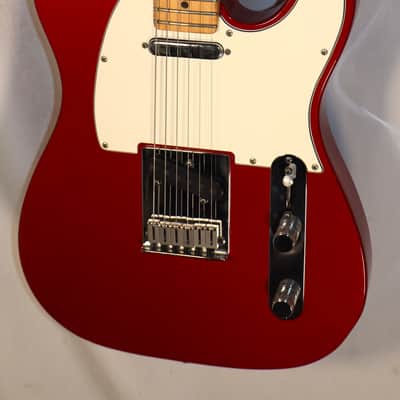 Fender American Standard Telecaster Red Finish Maple Fingerboard electric guitar used 1992 image 3