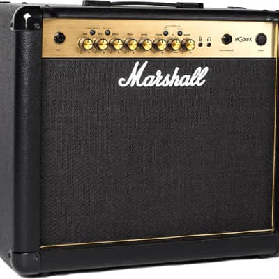 Marshall MG Gold MG30GFX 4-Channel 30-Watt 1x10" Solid State Guitar Combo 2022 - Black image 1
