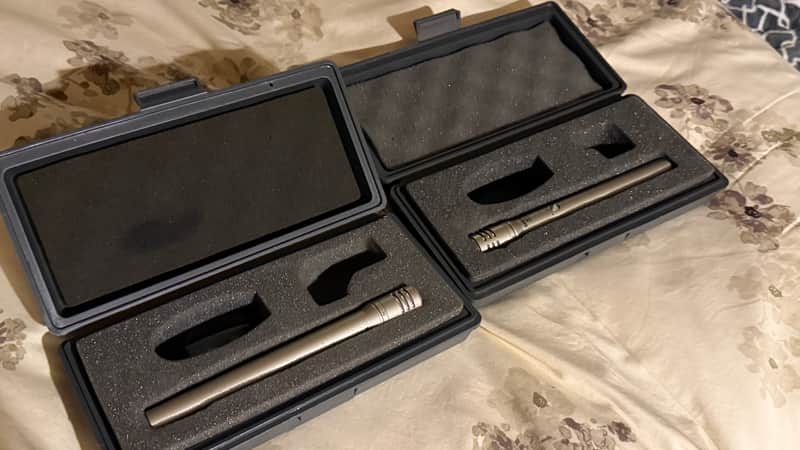 Shure SM81 (Pair) 1984 - Present - Silver image 1