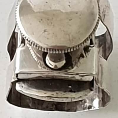 Ben Davis Vocaltone Silver Jazz Bb Clarinet Mouthpiece + Ligature - Vintage Rare image 6