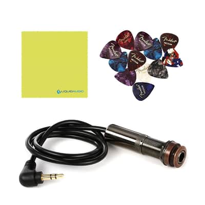 LR Baggs M80 Acoustic Guitar Magnetic Soundhole Pickup Full Range Bundle w/ 1... image 7