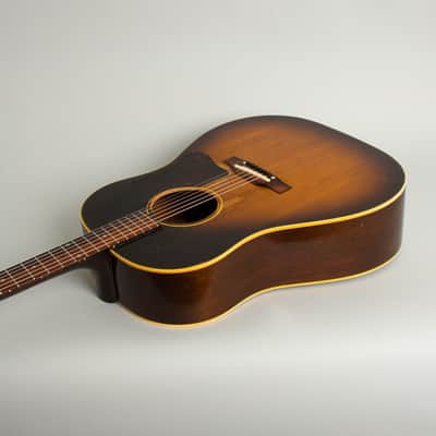 Gibson J-45 Flat Top Acoustic Guitar (1956), ser. #V8669-8 (FON), black tolex hard shell case. image 7