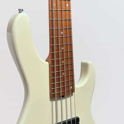 Sadowsky MetroExpress 24-Fret Modern Maple Board 5-String Electric Bass Guitar - Olympic White image 6