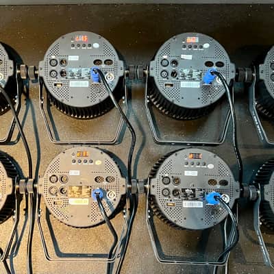 (8)Chauvet SlimPAR Pro Pix Hex-Color DMX RGBAW+UV Par Wash Light Fixtures image 5