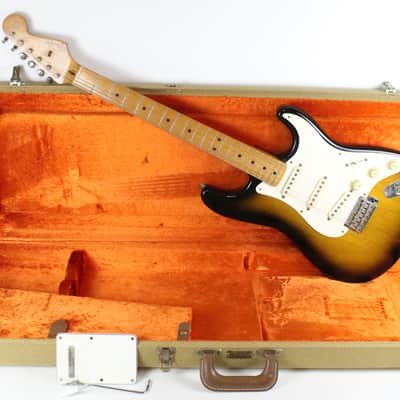 1987 Fender American Vintage 1957 Reissue Stratocaster '57 AVRI Sunburst +OHSC 3-Way Switch 1980s USA Strat image 1