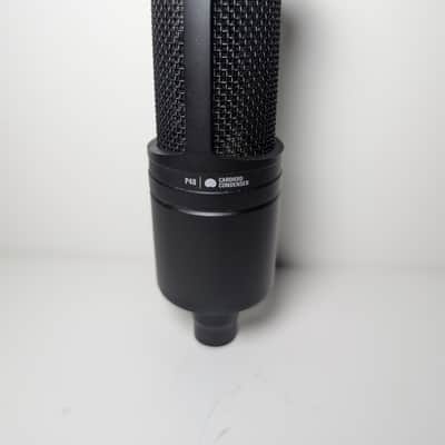 Audio-Technica AT2020 Large Diaphragm Cardioid Condenser Microphone 2010s - Black image 4