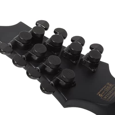 Schecter PT-8 MS Black Ops Satin Black Open Pore image 12