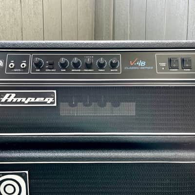 Ampeg V-4B Classic Series (V4BH) 1996 Black - Made in USA - All Tube Bass Amplifier - MINT. image 5