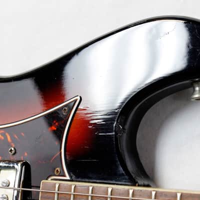 Vintage 1960's Silvertone Electric Guitar, Sears & Roebuck w/GB! FUNKY!! #37823 image 11