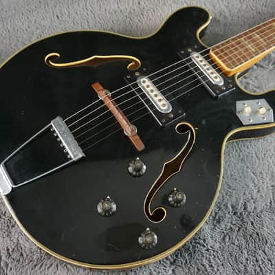Greco Semi Hollow Body - Black Japan image 6