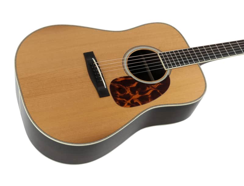 Huss & Dalton TD-R Pilgrim Custom Thermo-Cured Red Spruce Traditional Pre-War Flat Top Dreadnought on Sale