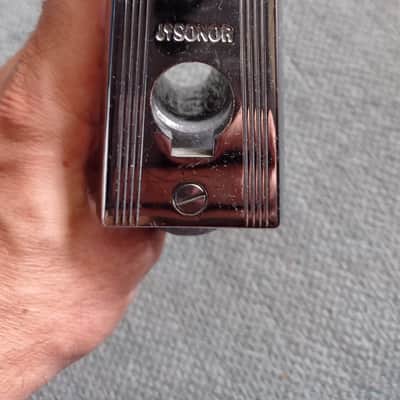 Vintage Sonor Tom Mount Bracket / Rosette for Phonic, Lite, Signature 1980s - Chrome image 2