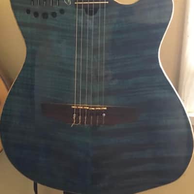 Godin Multiac acs slim synth Roland gk 2000’s Teal image 7
