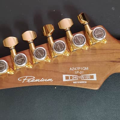 Ibanez AZ24P1QM-DEB Premium 2024 - Present - Dragon Eye Burst. image 5