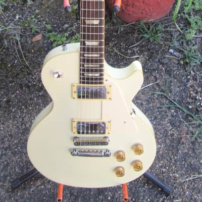 LOTUS Les Paul circa 70s/80s White finish vintage electric guitar plays and sound great image 1