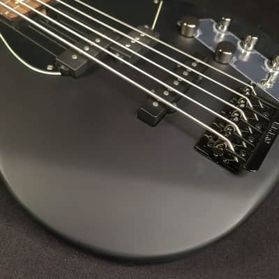 Yamaha BB735A Active 5 String Matte Black Bass w/bag image 12