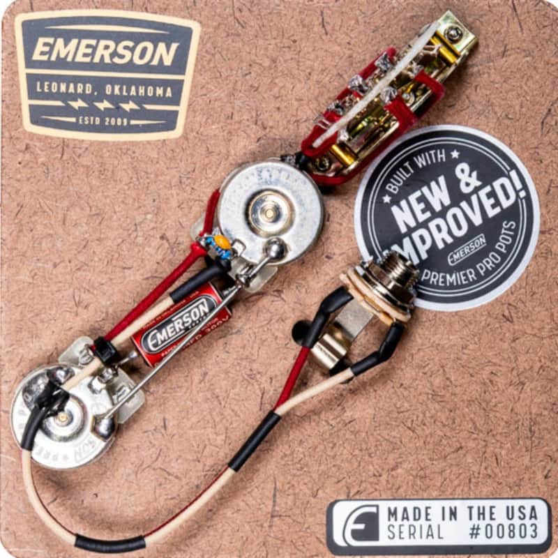 Emerson Custom Tele 4-Way Prewired Kit - Premier Pro 250k pots image 1