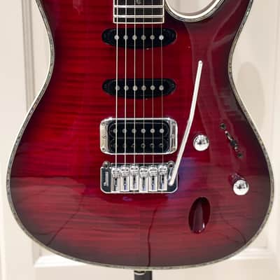 Ibanez SAS36FM In Transparent Red Sunburst image 2