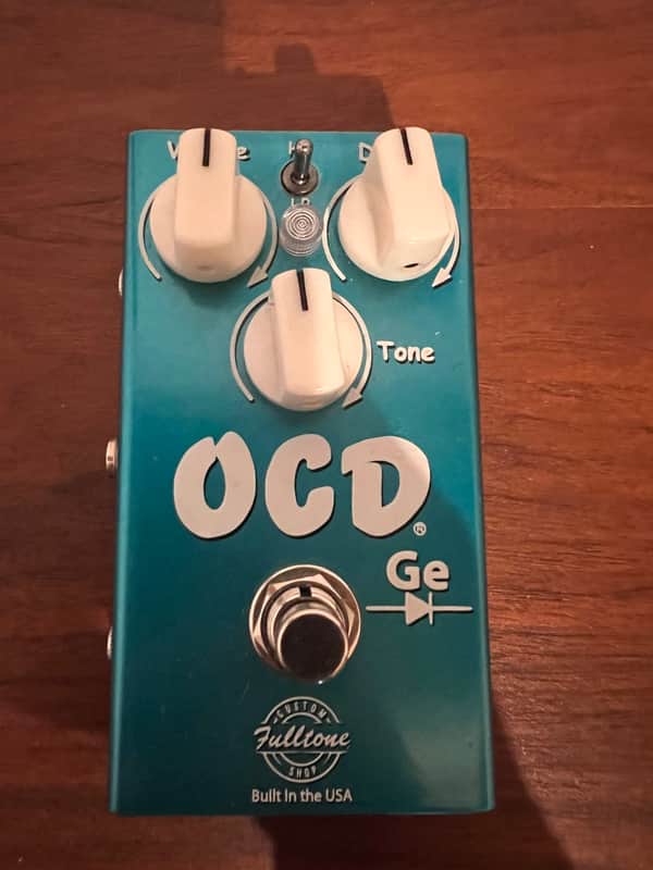 Fulltone Custom Shop OCD-GE Germanium Overdrive 2019 - Tahitian Teal image 1