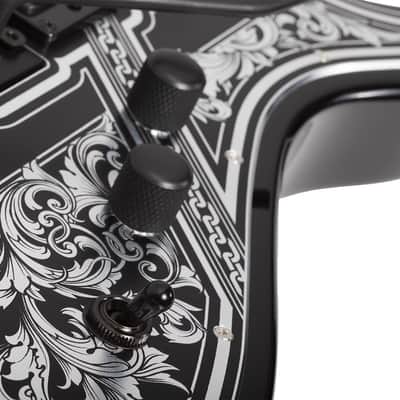 Schecter Avenger FR Przym Palladium Gloss Black image 10