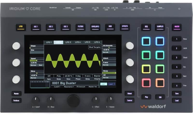 Waldorf Iridium Core Polyphonic Desktop Synthesizer (IridiumCored1) image 1