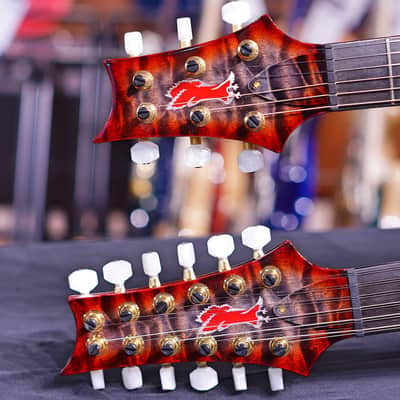 PRS Doubleneck Charcoal Cherry Private Stock image 4