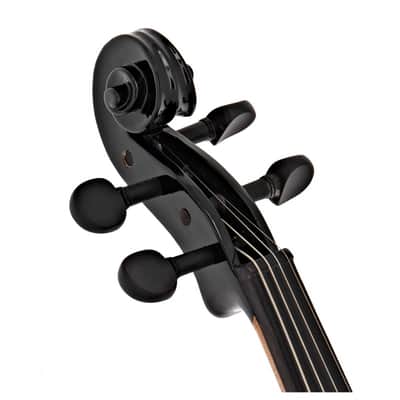 STAGG Black 4/4 Silent Electric Violin Set W/fine Tuners Solid Maple Outfit image 12