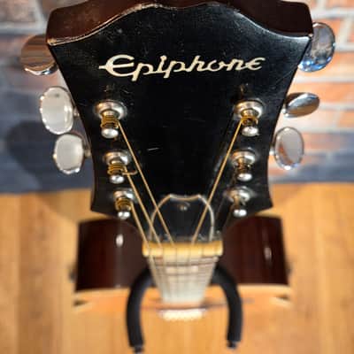 Vintage 1970s MIJ Epiphone FT-146 Texan DeLuxe Natural image 3