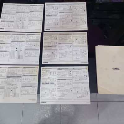 YAMAHA YS200 BOOK MANUAL OPERATION GUIDE SHEET ERRATA FRENCH GERMAN ENGLISH image 2