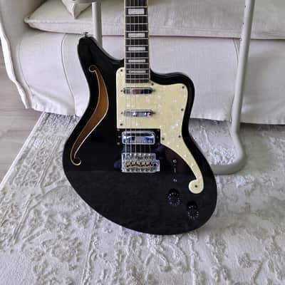 NM D'Angelico Premier Bedford SH with Tremolo, 2022 , Black Flake