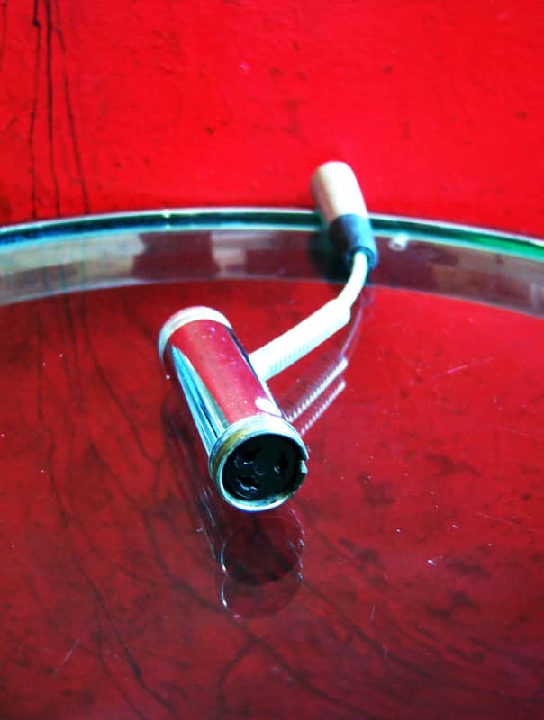 Vintage 1960's Astatic F-11 Chrome microphone cable adapter for D104, 77L, DR10, DNHZ, etc... # 2 image 1
