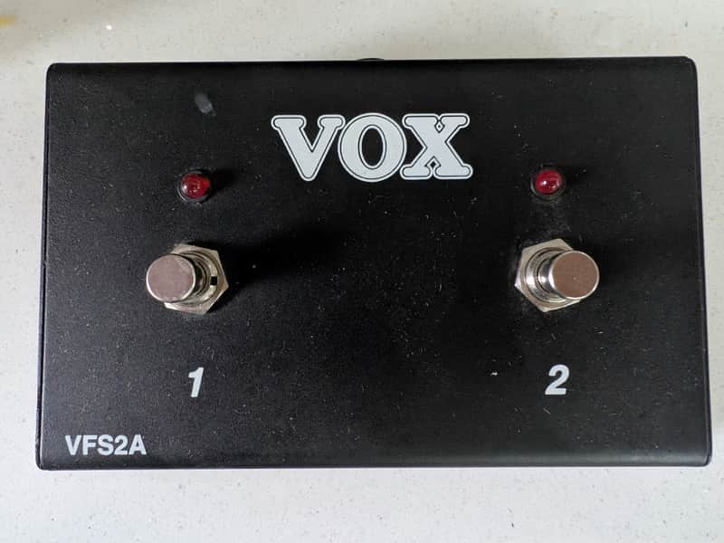 Vox VFS2-A 2-Button Footswitch 2010s - Black image 1