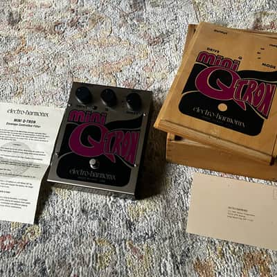 Electro-Harmonix Mini Q-Tron Envelope Filter 2000s + Wooden Box image 1