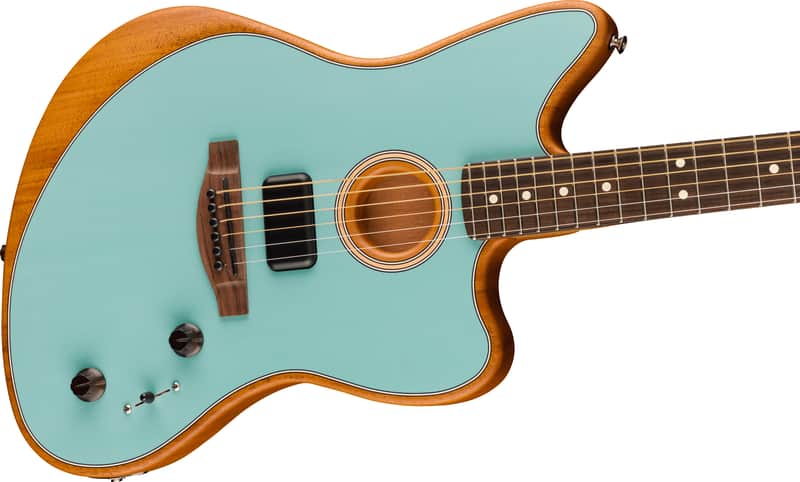 Fender Acoustasonic Player Jazzmaster - Ice Blue image 1