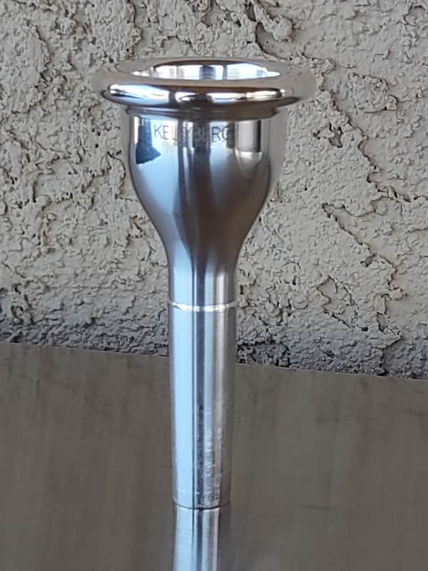 Kellyberg (Helleberg) Tuba Mouthpiece, Silver Plated Brass image 1