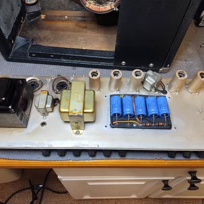Vintage 1969 Fender Vibrolux Reverb Amp - Silverface - Drip Edge - Clean! image 16