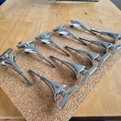 Sonor Phonic Bassdrum Claws and Screws ~1980 - Chrome image 3
