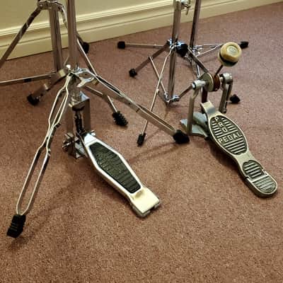 4 Vtg 60's-70's PEARL DRUM Stands - Super Smooth Time Capsules - "Gorgeous Clean" image 4