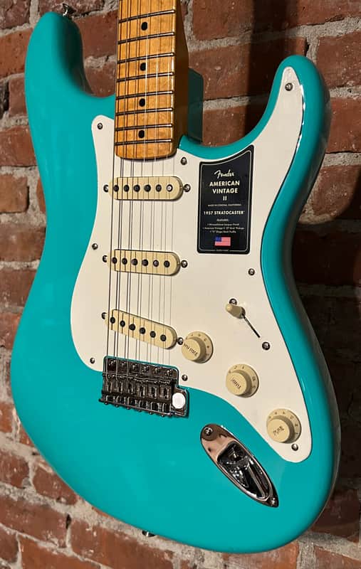 Fender American Vintage II 1957 Stratocaster Electric Guitar - Seafoam Green, In Stock Support Indie Brick & Mortar Music Shops image 1