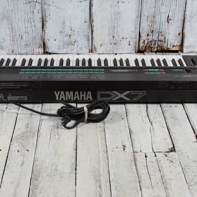 Yamaha Vintage 1980s DX7 Digital Synthesizer 61 Key Keyboard with Case & Manuals image 14