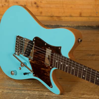 Ibanez TQMS1 Tom Quayle AZS Series Prestige - Rosewood - Celeste Blue image 5