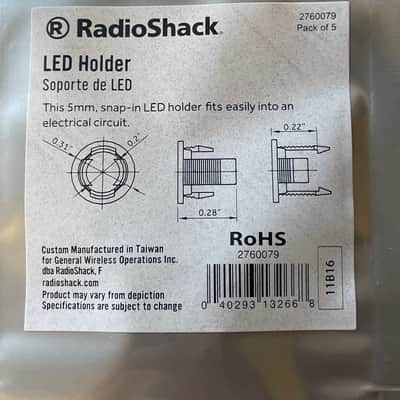 Radio Shack LED holder ( Pack of 5 ) - New image 2